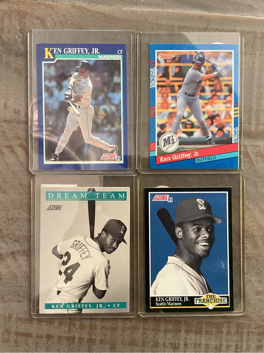 Ken Griffey, Jr. Baseball ⚾️ Card Lot of 4